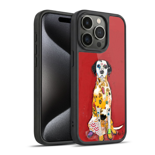 Michel Keck Dogs 2 Dalmatian Gel Armour Case For Apple iPhone 15 Pro