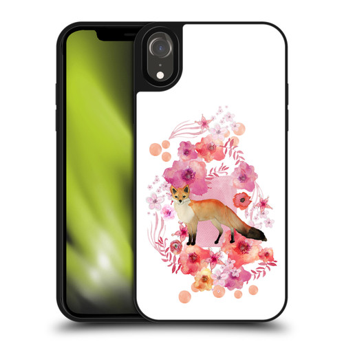 Monika Strigel Animals And Flowers Fox Gel Armour Case For Apple iPhone XR