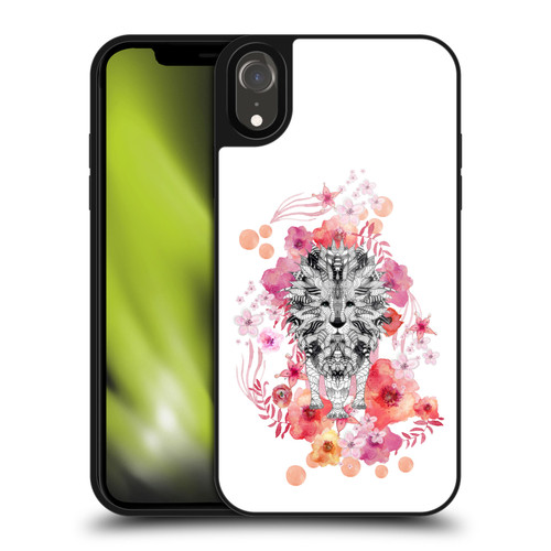 Monika Strigel Animals And Flowers Lion Gel Armour Case For Apple iPhone XR
