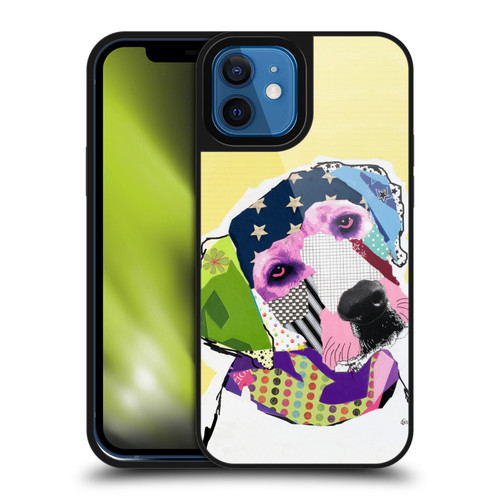 Michel Keck Dogs Yellow Lab Gel Armour Case For Apple iPhone 12 / iPhone 12 Pro