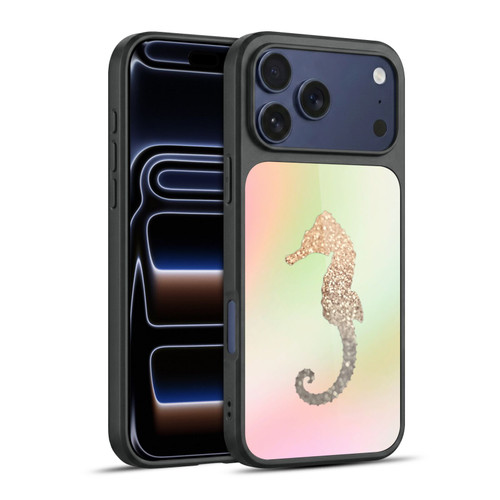 Monika Strigel Dreamland Gold Seahorse Gel Armour Case For Apple iPhone 17 Pro Max