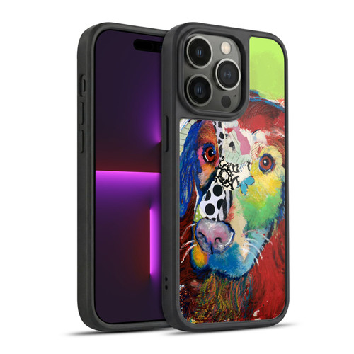 Michel Keck Dogs Irish Setter Gel Armour Case For Apple iPhone 14 Pro