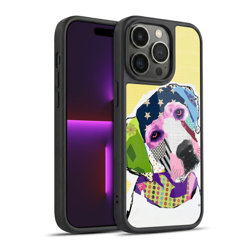Michel Keck Dogs Yellow Lab Gel Armour Case For Apple iPhone 14 Pro