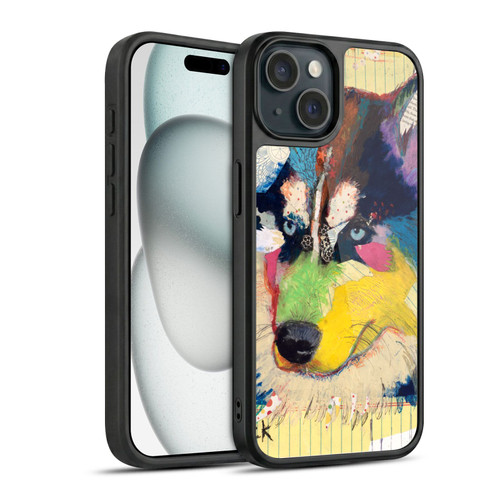 Michel Keck Dogs Husky Gel Armour Case For Apple iPhone 15