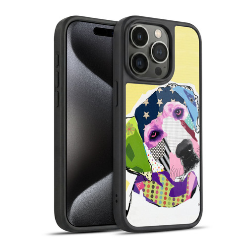 Michel Keck Dogs Yellow Lab Gel Armour Case For Apple iPhone 15 Pro