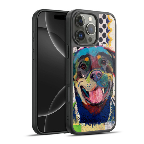 Michel Keck Dogs Rottweiler Gel Armour Case For Apple iPhone 16 Pro Max