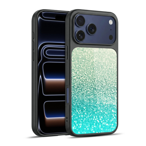 Monika Strigel Glitter Collection Mint Gel Armour Case For Apple iPhone 17 Pro Max