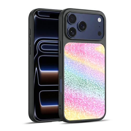 Monika Strigel Glitter Collection Unircorn Rainbow Gel Armour Case For Apple iPhone 17 Pro Max