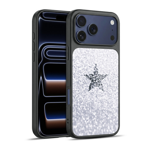 Monika Strigel Glitter Star Pastel Winter Snow Gel Armour Case For Apple iPhone 17 Pro Max