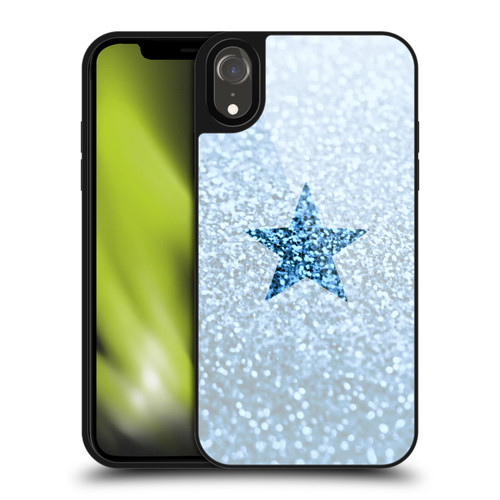 Monika Strigel Glitter Star Pastel Rainy Blue Gel Armour Case For Apple iPhone XR