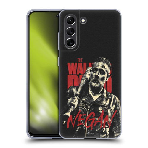 AMC The Walking Dead Season 10 Character Portraits Negan Soft Gel Case for Samsung Galaxy S21 FE 5G