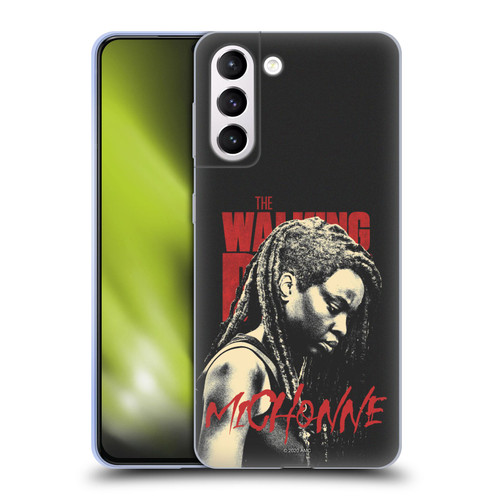 AMC The Walking Dead Season 10 Character Portraits Michonne Soft Gel Case for Samsung Galaxy S21+ 5G