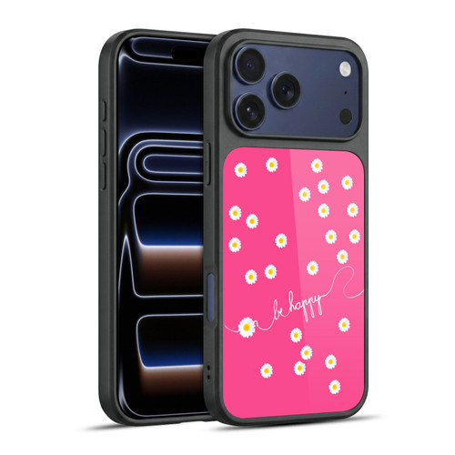 Monika Strigel Happy Daisy Hotpink Gel Armour Case For Apple iPhone 17 Pro Max