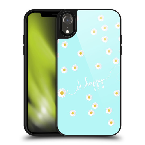 Monika Strigel Happy Daisy Aqua Gel Armour Case For Apple iPhone XR