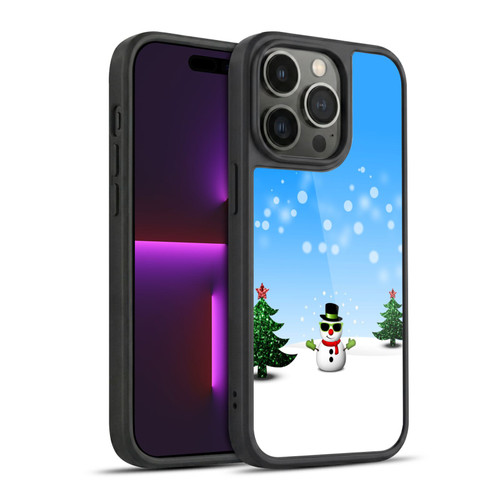 PLdesign Christmas Cool Snowman Gel Armour Case For Apple iPhone 14 Pro