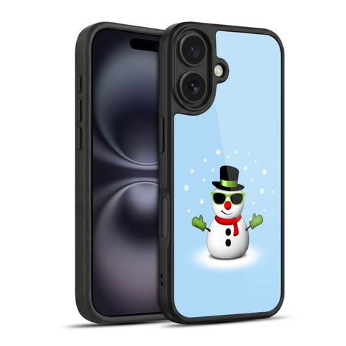 PLdesign Christmas Cool Snowman With Shades Gel Armour Case For Apple iPhone 16