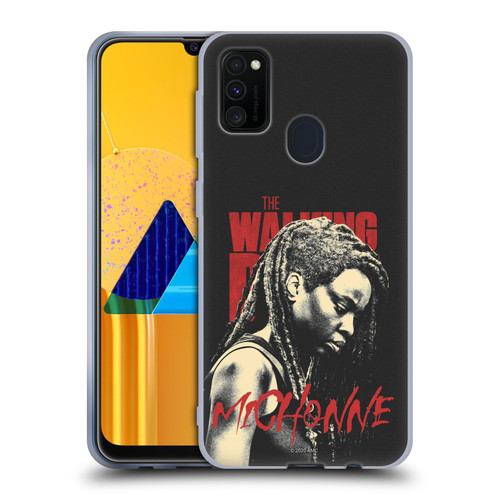 AMC The Walking Dead Season 10 Character Portraits Michonne Soft Gel Case for Samsung Galaxy M30s (2019)/M21 (2020)