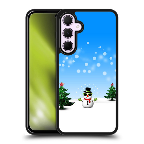 PLdesign Christmas Cool Snowman Gel Armour Case For Samsung Galaxy A35 5G