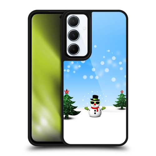 PLdesign Christmas Cool Snowman Gel Armour Case For Samsung Galaxy A55 5G