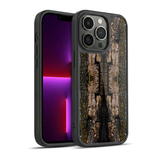 PLdesign Wood And Rust Prints Brown Bark Gel Armour Case For Apple iPhone 13 Pro