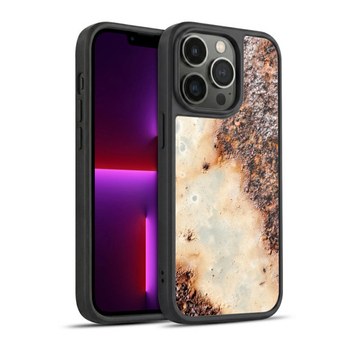 PLdesign Wood And Rust Prints Rusty Metal Texture Gel Armour Case For Apple iPhone 13 Pro