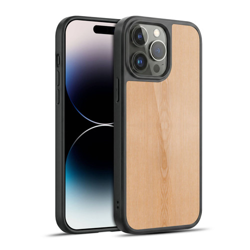 PLdesign Wood And Rust Prints Light Brown Grain Gel Armour Case For Apple iPhone 14 Pro Max