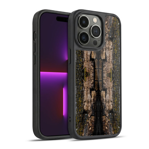PLdesign Wood And Rust Prints Brown Bark Gel Armour Case For Apple iPhone 14 Pro