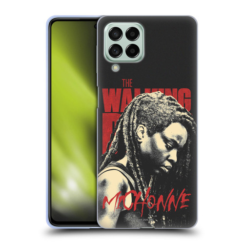 AMC The Walking Dead Season 10 Character Portraits Michonne Soft Gel Case for Samsung Galaxy M53 (2022)