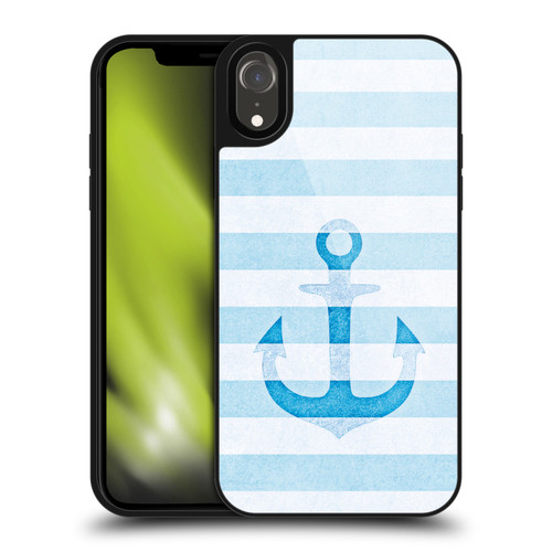 Monika Strigel Vintage Anchors Blue Gel Armour Case For Apple iPhone XR