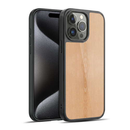 PLdesign Wood And Rust Prints Light Brown Grain Gel Armour Case For Apple iPhone 15 Pro Max