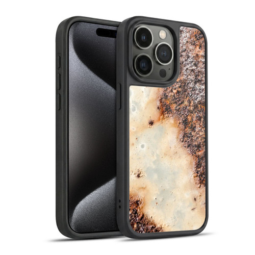 PLdesign Wood And Rust Prints Rusty Metal Texture Gel Armour Case For Apple iPhone 15 Pro