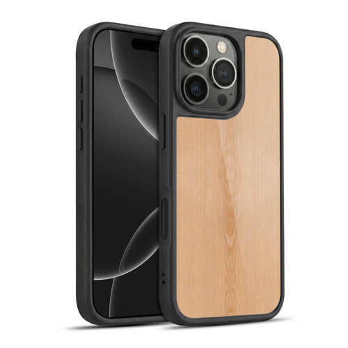 PLdesign Wood And Rust Prints Light Brown Grain Gel Armour Case For Apple iPhone 16 Pro
