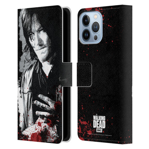 AMC The Walking Dead Gore Wounded Hand Leather Book Wallet Case Cover For Apple iPhone 13 Pro Max