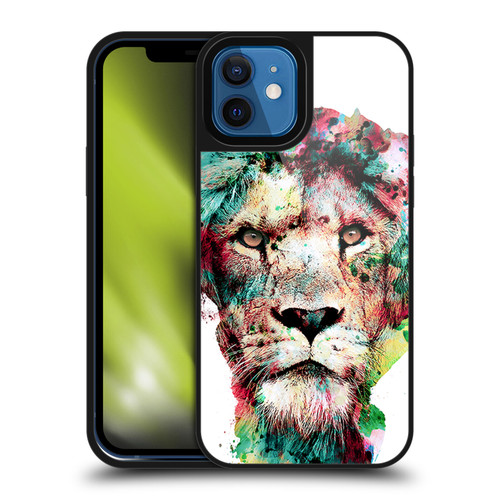 Riza Peker Animals The King Gel Armour Case For Apple iPhone 12 / iPhone 12 Pro