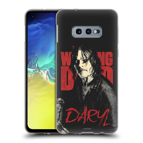 AMC The Walking Dead Season 10 Character Portraits Daryl Soft Gel Case for Samsung Galaxy S10e