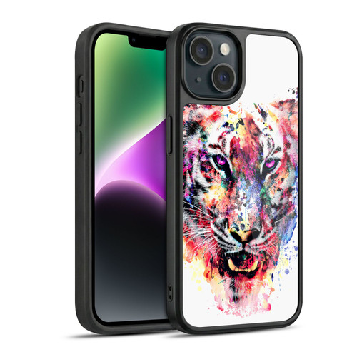Riza Peker Animals Eye Of The Tiger Gel Armour Case For Apple iPhone 14