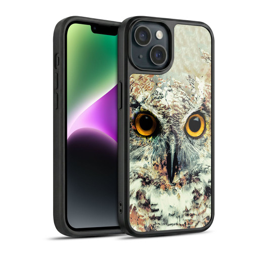 Riza Peker Animals Owl II Gel Armour Case For Apple iPhone 14