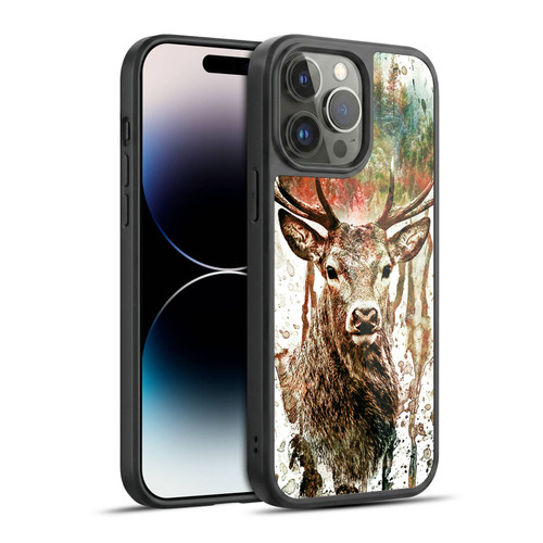 Riza Peker Animals Deer Gel Armour Case For Apple iPhone 14 Pro Max