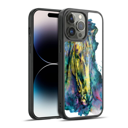 Riza Peker Animals Horse Gel Armour Case For Apple iPhone 14 Pro Max