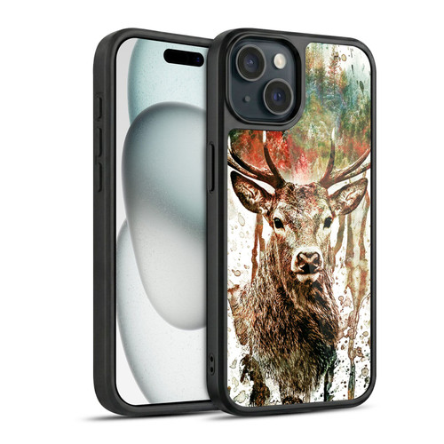 Riza Peker Animals Deer Gel Armour Case For Apple iPhone 15