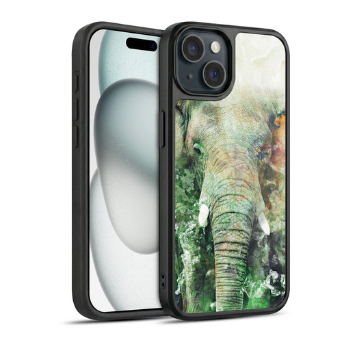 Riza Peker Animals Elephant Gel Armour Case For Apple iPhone 15