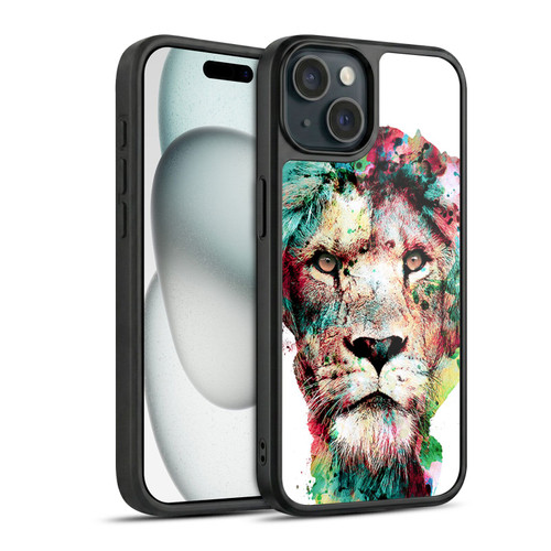 Riza Peker Animals The King Gel Armour Case For Apple iPhone 15