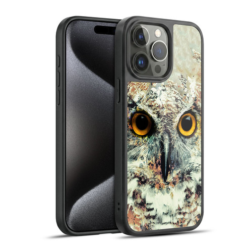 Riza Peker Animals Owl II Gel Armour Case For Apple iPhone 15 Pro Max