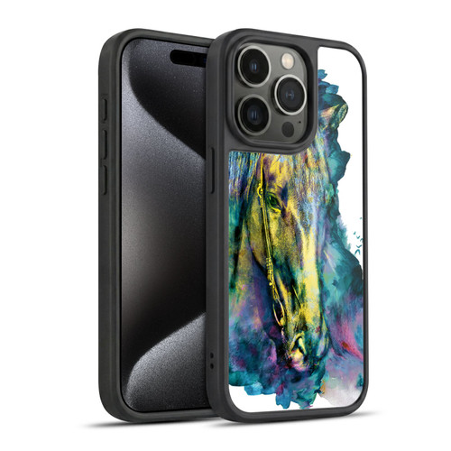 Riza Peker Animals Horse Gel Armour Case For Apple iPhone 15 Pro