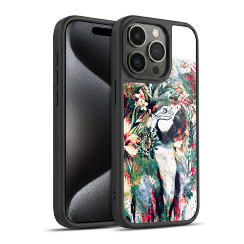 Riza Peker Animals Parrot Gel Armour Case For Apple iPhone 15 Pro