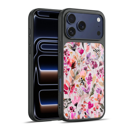 Ninola Botanical Patterns Artsy Ink Flowers Gel Armour Case For Apple iPhone 17 Pro Max