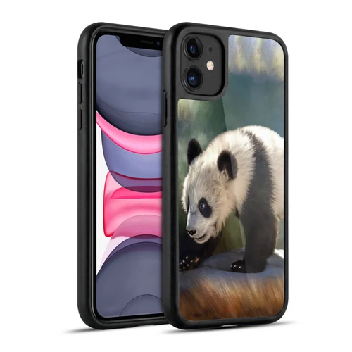 Simone Gatterwe Nature Portraits Panda Bear Gel Armour Case For Apple iPhone 11