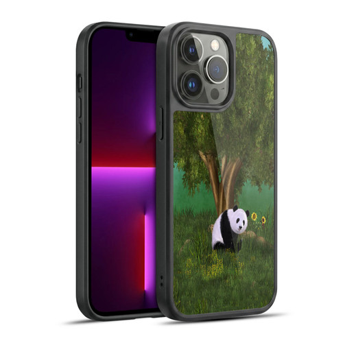 Simone Gatterwe Nature Portraits Cute Panda Gel Armour Case For Apple iPhone 13 Pro Max