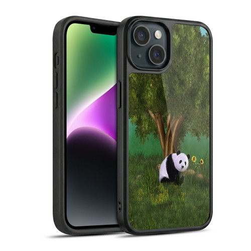 Simone Gatterwe Nature Portraits Cute Panda Gel Armour Case For Apple iPhone 14