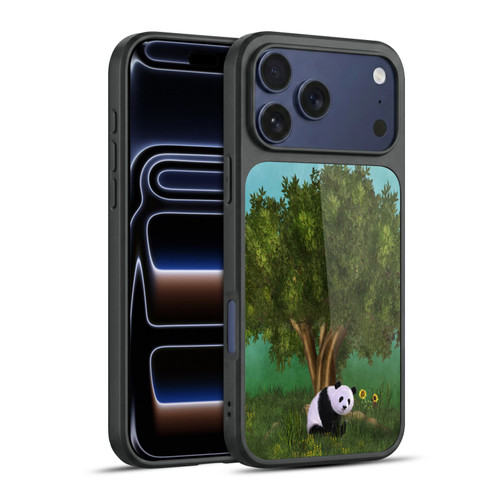 Simone Gatterwe Nature Portraits Cute Panda Gel Armour Case For Apple iPhone 17 Pro Max